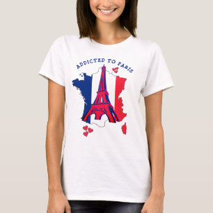 パリスタイリッシュスTシャツ中毒 Tシャツ