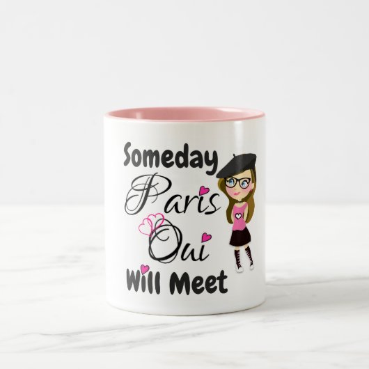 パリスタイルツートーンマグ ツートーンマグカップ (中央)