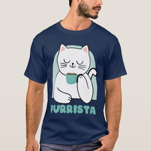 パリスト珈琲焙煎 猫珈琲 ギフト Tシャツ (正面)