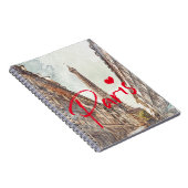 パリスパイラルフォトノートブック ノートブック (右側)