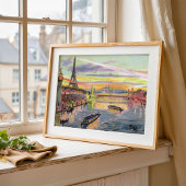 パリスパステルポスター(マット) ポスター