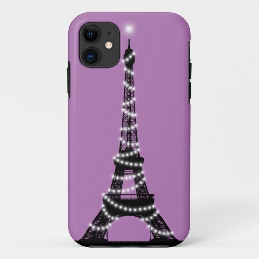 パリスパークルスiPhone 5かろうじて紫色 Case-Mate iPhoneケース (裏面)