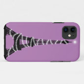 パリスパークルスiPhone 5かろうじて紫色 Case-Mate iPhoneケース (裏面(横))