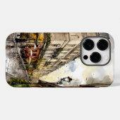 パリスパーソナライズされたウォーターカラーフォンケース Case-Mate iPhoneケース (裏面 (横))