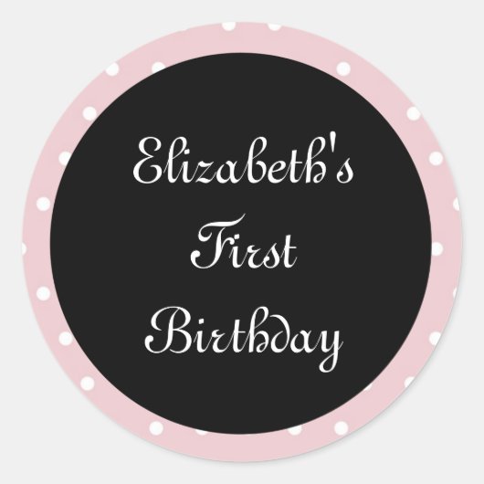 パリスピンクラウンドシールプードル ラウンドシール (正面)