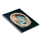 パリスフェイクペーパーカットスタイルスパイラルフォトノート ノートブック (右側)