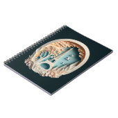 パリスフェイクペーパーカットスタイルスパイラルフォトノート ノートブック (左側)