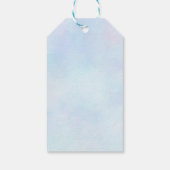 パリスフランスのウィズエッフェルタワー誕生日 ギフトタグ (裏面)