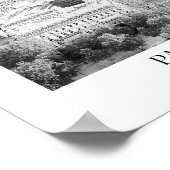 パリスフランスアーチフォトプリント ポスター (角)