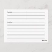 パリスフルーツマーケットはがき ポストカード (裏面)