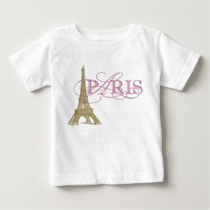 パリスベイビーガール ベビーTシャツ