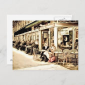 パリスポストカード – 通りシーン ポストカード (正面/裏面)