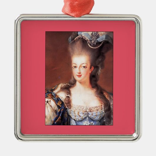 パリスマフランスのリーアントワネットクリスマスオーナメント メタルオーナメント (正面)