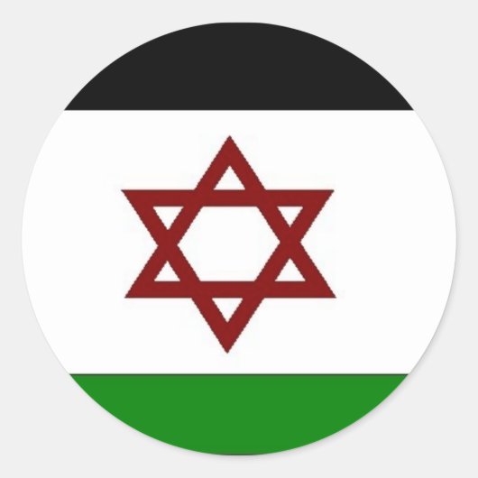 パリスラ国旗 ラウンドシール (正面)