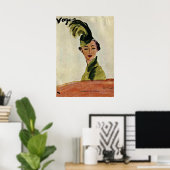 パリスヴォーグカバー～帽子&ファブリック1935 ポスター (ホームオフィス)