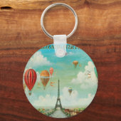 パリス上空の急増 キーホルダー (正面)