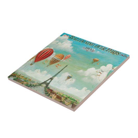 パリス上空の急増 タイル (側面)