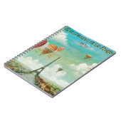 パリス上空の急増 ノートブック (左側)