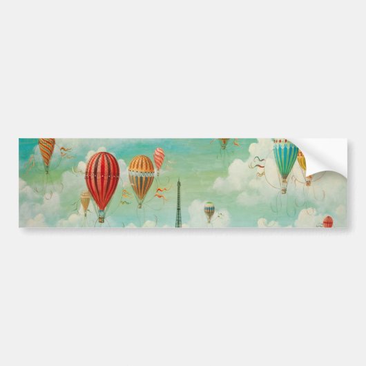 パリス上空の急増 バンパーステッカー (正面)