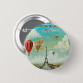 パリス上空の急増 缶バッジ (正面&裏面)