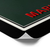 パリス島サウスカロライナ衛星ポスターマップ ポスター (角)