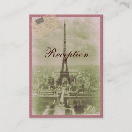 パリス結婚ズ エンクロージャーカード (正面)