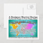 パリス・トレ シック ワールド ツアー マルティーニ レシピ カード (正面/裏面)