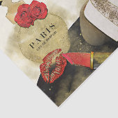 パリス パフューム 香水 ローズ ハイヒール & リップスティック 薄葉紙 (詳細)