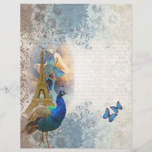 パリス・ピーコック・コラージュ チラシ (正面)