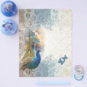 パリス・ピーコック・コラージュ チラシ (シングル)