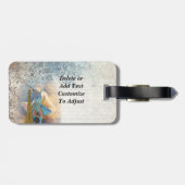 パリス・ピーコック・コラージュ ラゲッジタグ (裏面横)