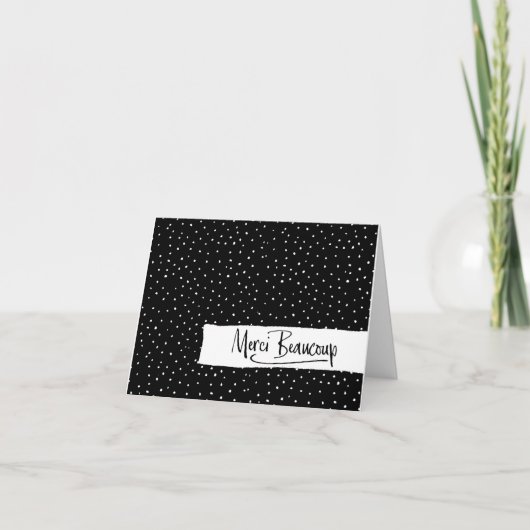 パリス フレンチ ベイビー シャワー サンクス サンキューカード (正面)