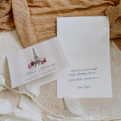 パリス ベイビー シャワー Merci Beaucoup サンキューカード