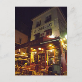 パリス・モンマルトル夜 ポストカード