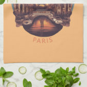 パリス，愛と光の街 キッチンタオル (折り畳み)