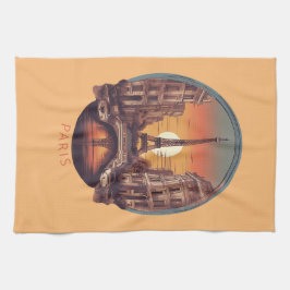 パリス，愛と光の街 キッチンタオル