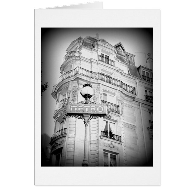 パリス、白黒空白の、 (正面)