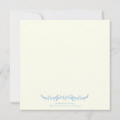 パリズブ結婚ルーエッフェルタワーアイボリー招待 招待状 (裏面)