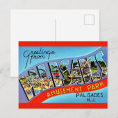 パリセイズ ニュージャージー 挨拶 ポストカード (正面/裏面)