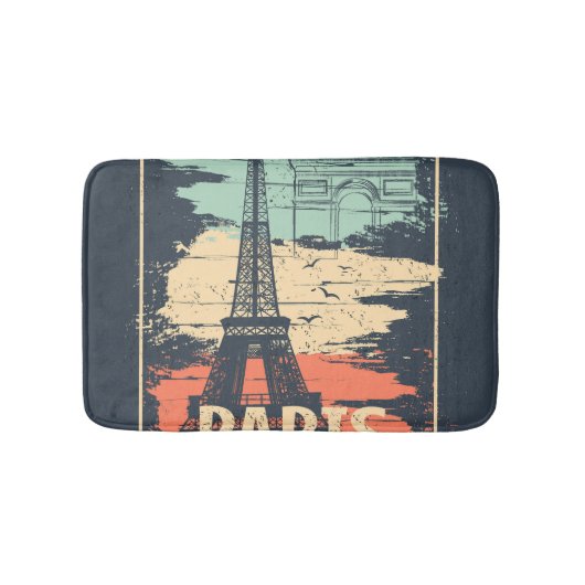 パリタイポグラフィ:抽象芸術エッフェル。 バスマット (正面)