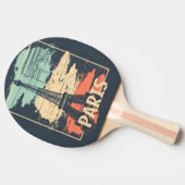 パリタイポグラフィ:抽象芸術エッフェル。 卓球ラケット (横)