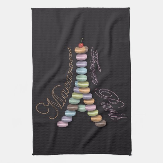 パリタオルからのマカロン キッチンタオル (縦)