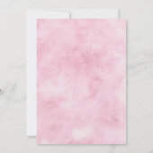 パリチャームクレストフレームカップルのウェディングシャワー 招待状 (裏面)