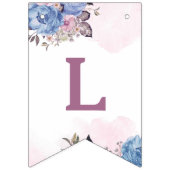 パリチャームフローラシックな愛は甘結婚い バンティングフラッグ (第2の旗)