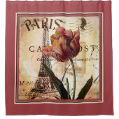 パリチューリップ シャワーカーテン (正面)