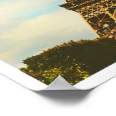 パリツアーエッフェルフランスヴィンテージ旅行ポスター ポスター (角)