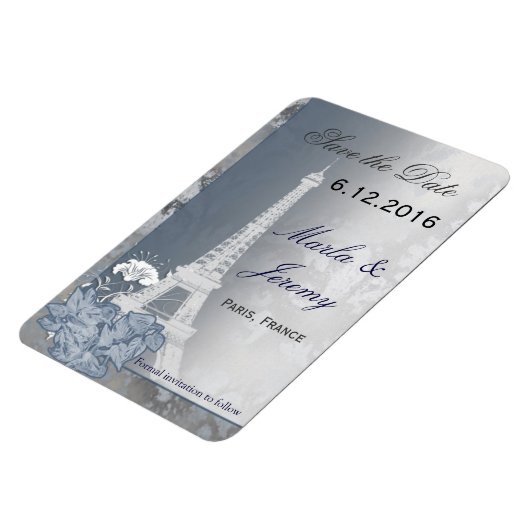 パリテーマの日付磁石を保存 マグネット (左側)