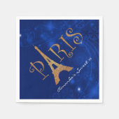 パリテーマスイート16カスタム誕生日ナプキンス スタンダードカクテルナプキン (正面)