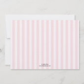 パリテーマド誕生日招待状 招待状 (裏面)