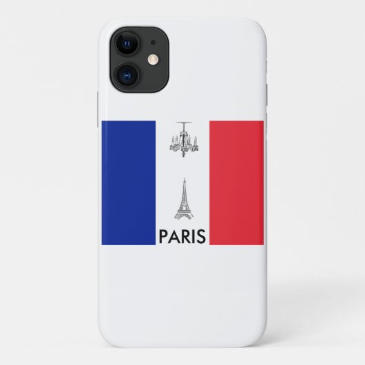 パリテーマフランスの国旗 Case-Mate iPhoneケース (裏面)